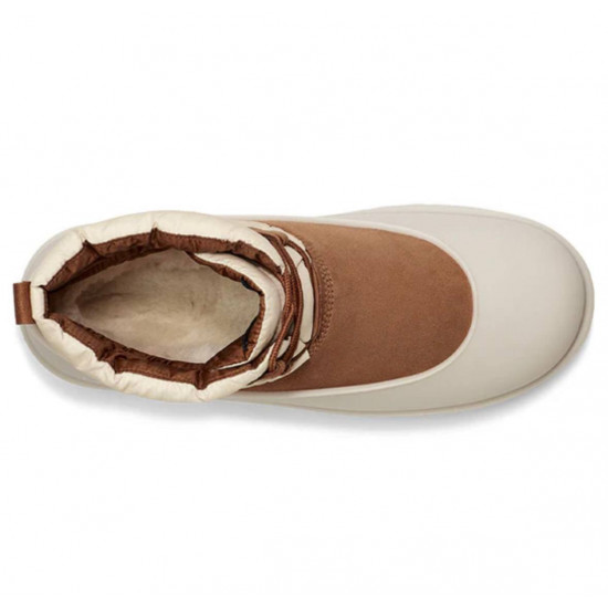 UGG Mens Classic Mini Lace-Up Weather Chestnut Whitecap 