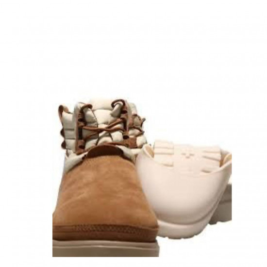 UGG Mens Classic Mini Lace-Up Weather Chestnut Whitecap 
