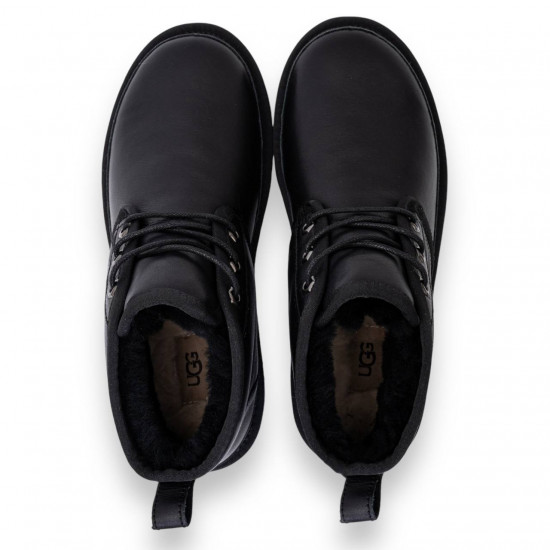 UGG Mens Neumel Leather Black 