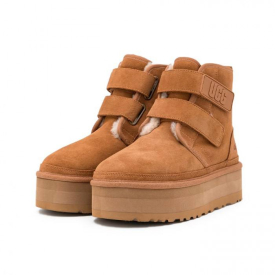 UGG Neumel Platform Buckle Chestnut