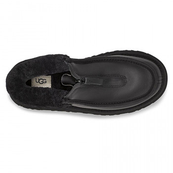 UGG Funkette Platform Boots Leather Black
