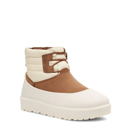 UGG Classic Mini Lace-Up Weather Chestnut Whitecap