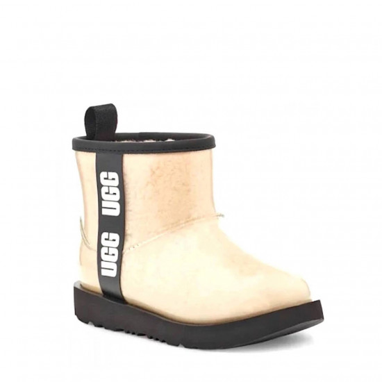 UGG Kids Classic Clear Natural Black 