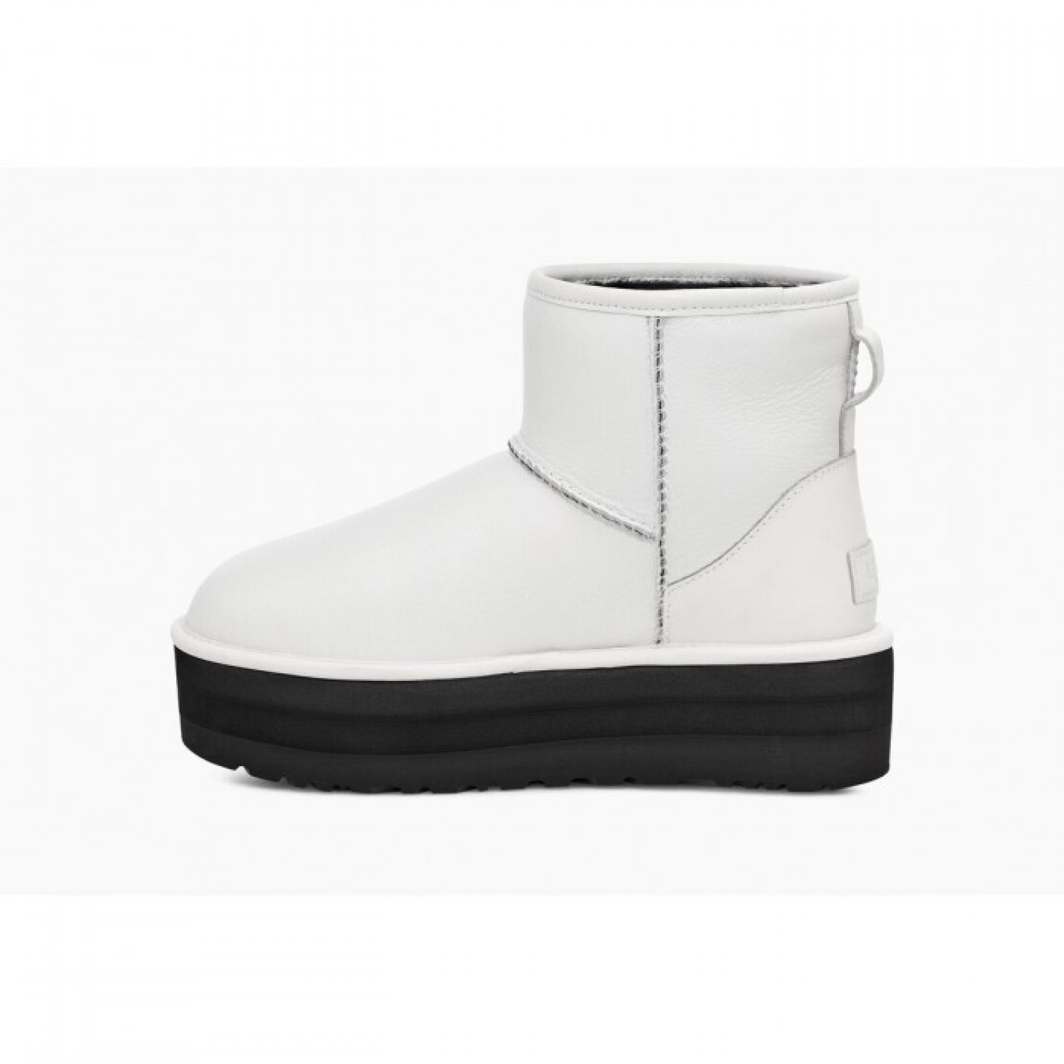 UGG Classic Mini Platform Leather White