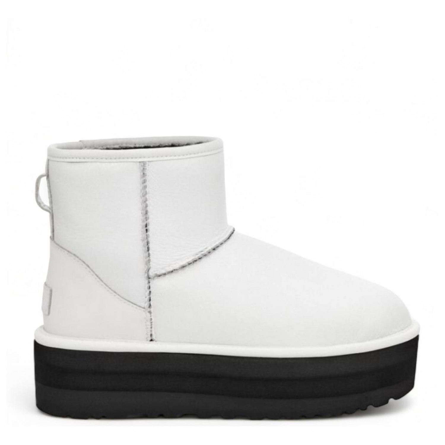 UGG Classic Mini Platform Leather White