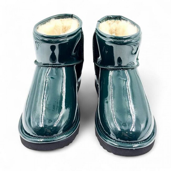 UGG & Jimmy Choo Mini Patent Green