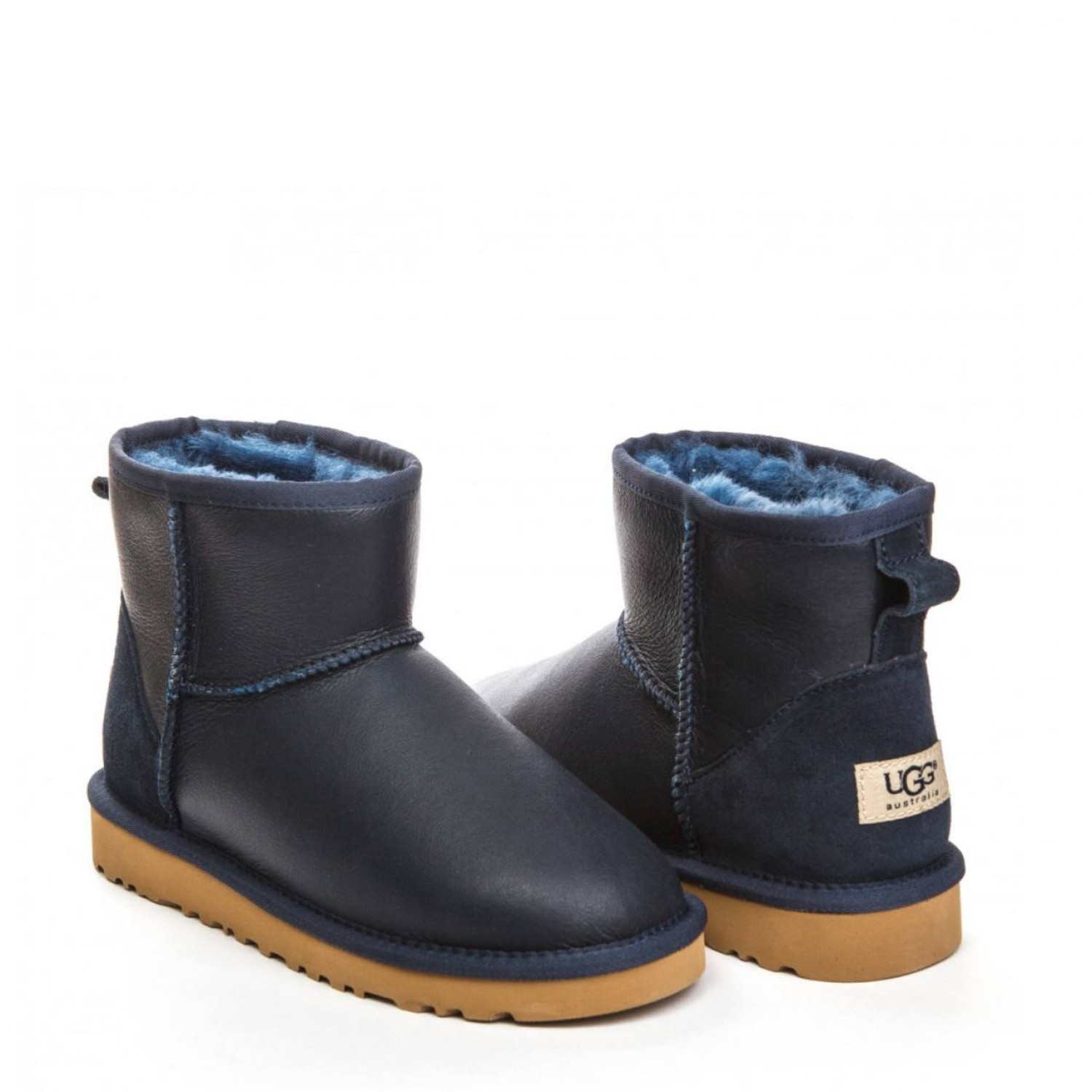 UGG Classic Mini Metallic Navy