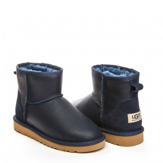 UGG Classic Mini Metallic Navy