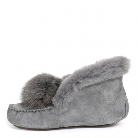 UGG Alena Pom Pom Grey