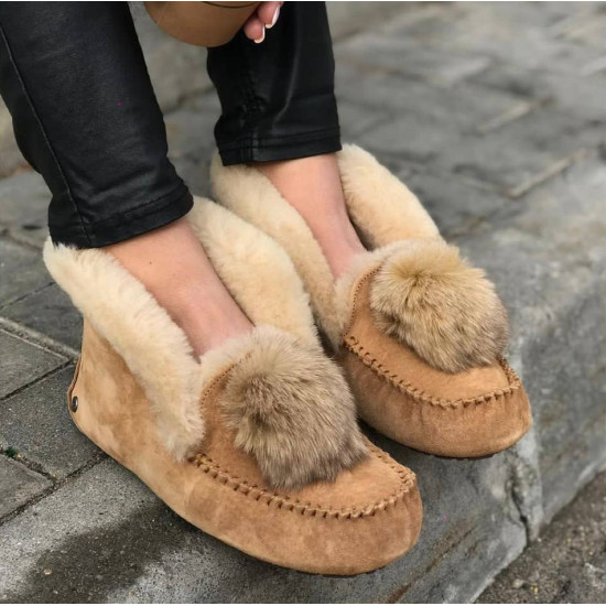 UGG Alena Pom Pom Grey