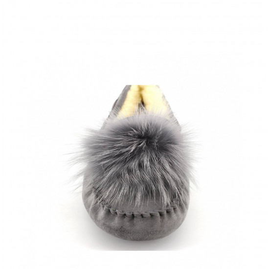 UGG Dakota Pom Pom Grey