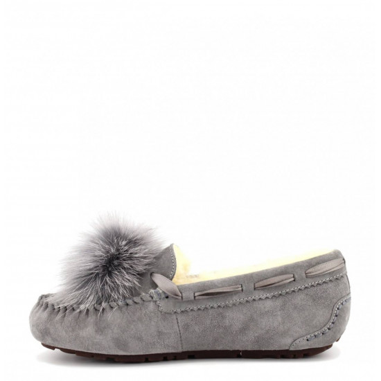UGG Dakota Pom Pom Grey