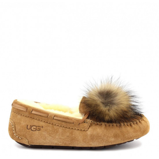 UGG Dakota Pom Pom Chestnut