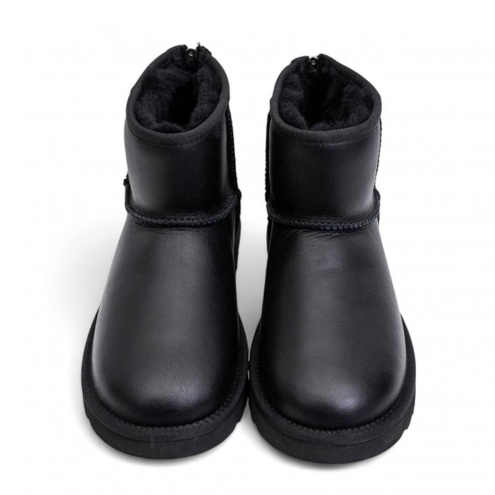 UGG Mens Classic Mini Zip Metallic Black 