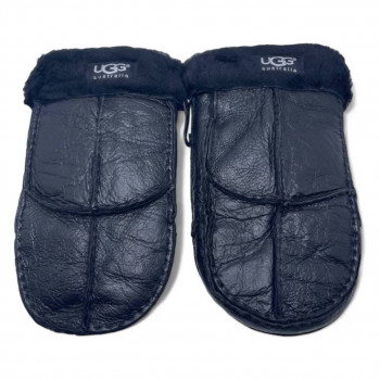 UGG Men's Sheepskin Mitten Metallic Black 