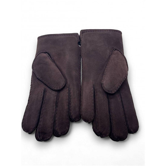 UGG Men Sheepskin Gloves Chocolate 