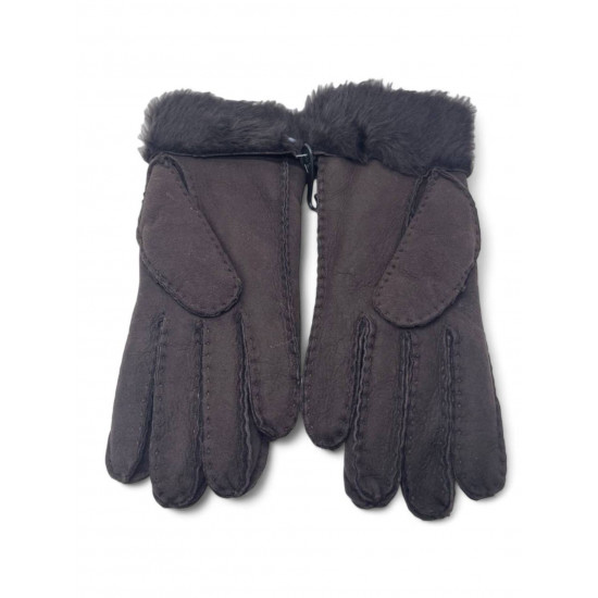 UGG Women's Sheepskin Glove Chocolate