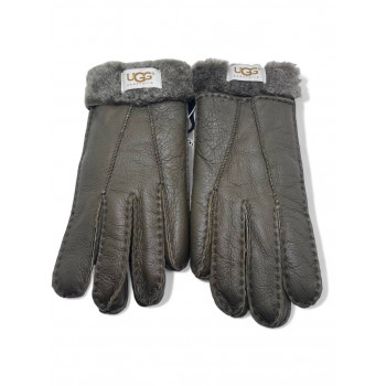 UGG Women's Sheepskin Glove Metallic Khaki