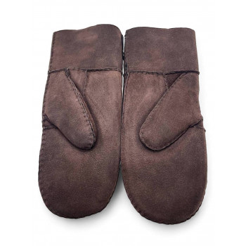 UGG Women's Sheepskin Mitten Chocolate