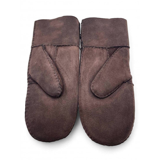 UGG Women's Sheepskin Mitten Chocolate