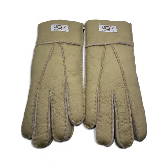UGG Women's Sheepskin Glove Metallic Sand