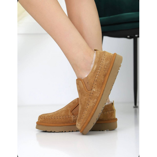 UGG Stitch Slip On Chestnut