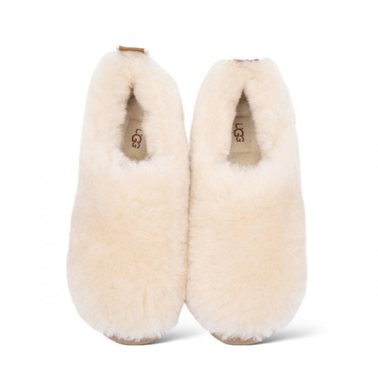 UGG Hailey Fluff Slippers Natural