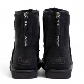 UGG Mens Classic Short Zip Black 