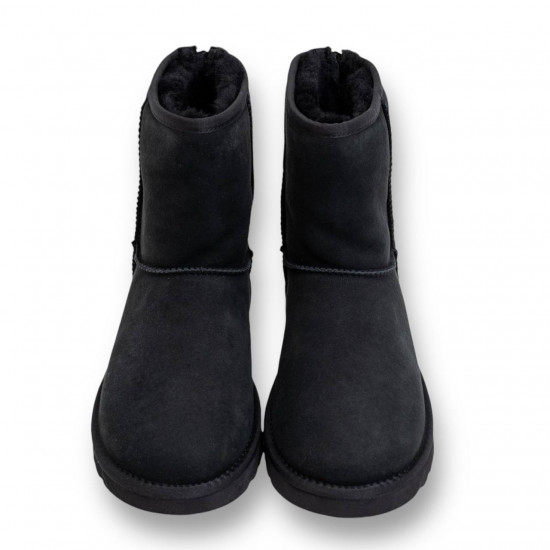 UGG Mens Classic Short Zip Black 