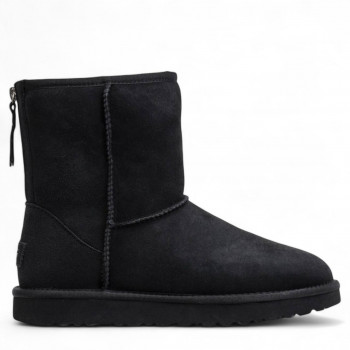 UGG Mens Classic Short Zip Black 