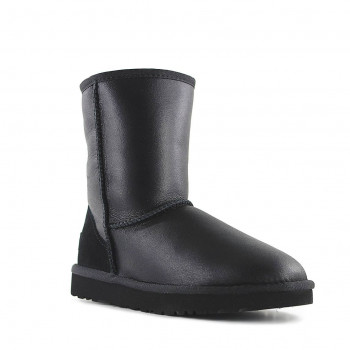 UGG Classic Short Metallic Black
