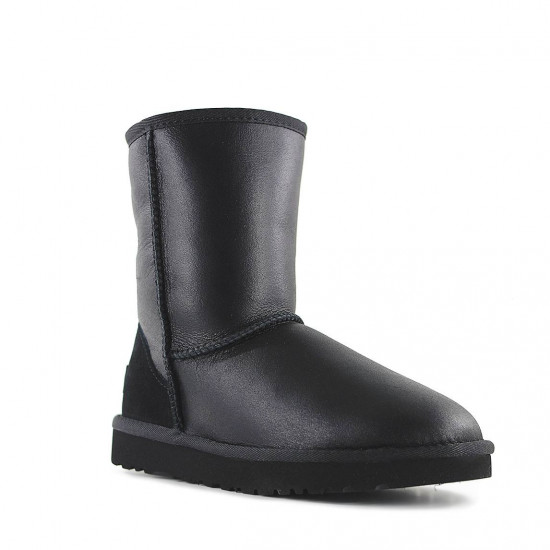 UGG Classic Short Metallic Black