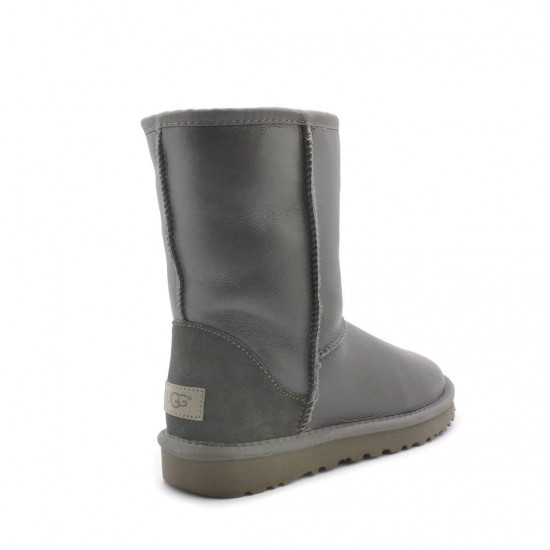 UGG Classic Short Metallic Grey