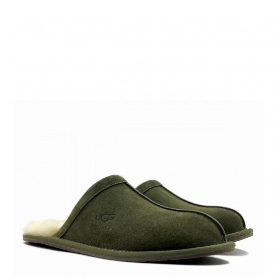UGG Mens Scuff Slipper Brunt Olive 