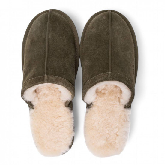 UGG Mens Scuff Slipper Brunt Olive 