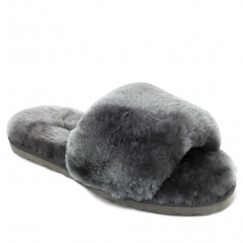 UGG Fluff Slide Slippers Grey