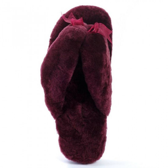 UGG Fluff Flip Flop Dark Purple