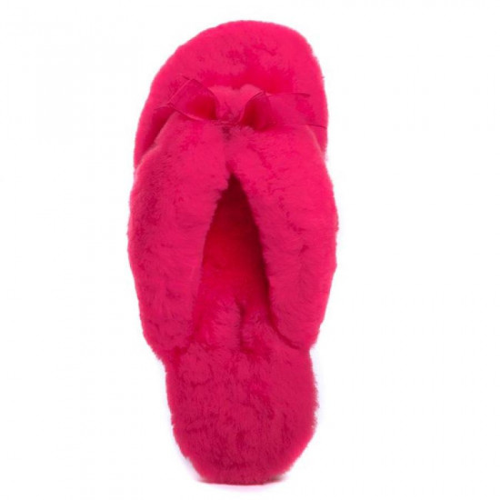 UGG Fluff Flip Flop Rose Red