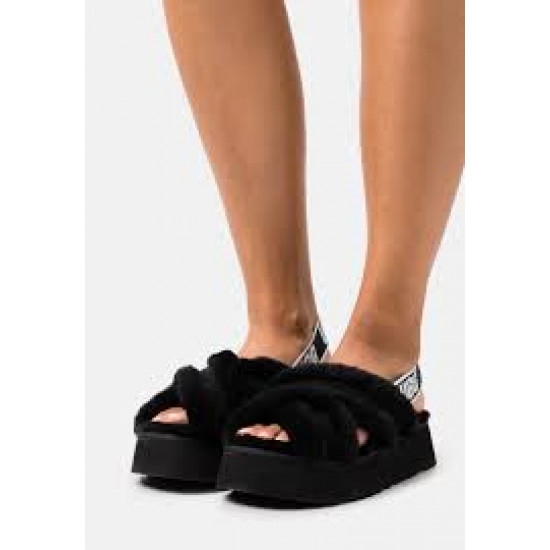 UGG Disco Cross Slide Black