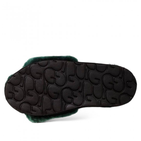 UGG Fluff Slide Slippers Green
