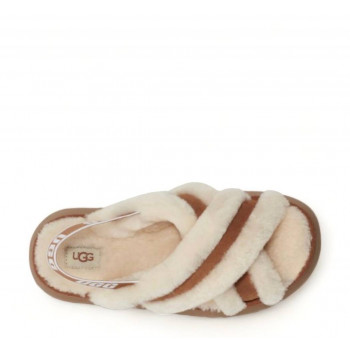 UGG Disco Cross Slide Chestnut