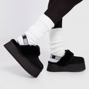 UGG Funkette Suede Platform Black