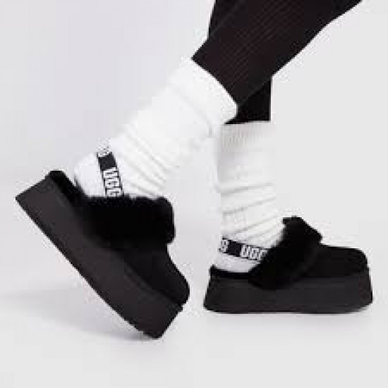 UGG Funkette Suede Platform Black