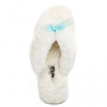UGG Fluff Flip Flop White