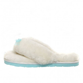 UGG Fluff Flip Flop White