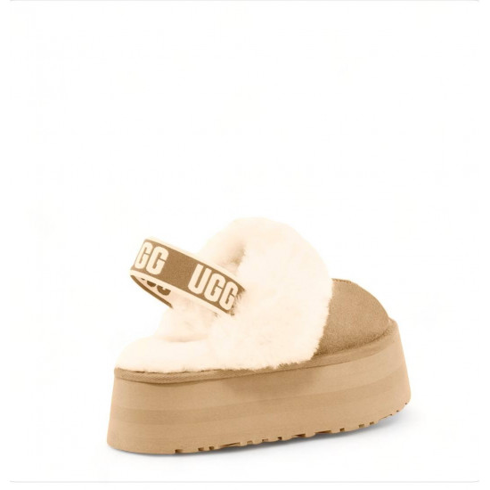 UGG Funkette Suede Platform Sand