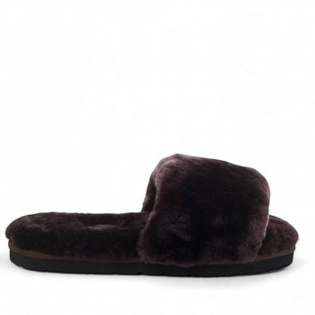 UGG Fluff Slide Slippers Chocolate
