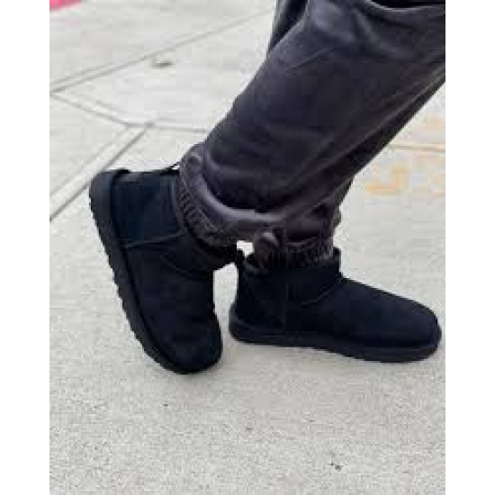 UGG Mens Classic Ultra Mini II Black 