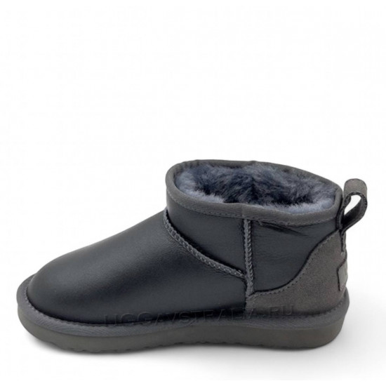 UGG Classic Ultra Mini Metallic Grey
